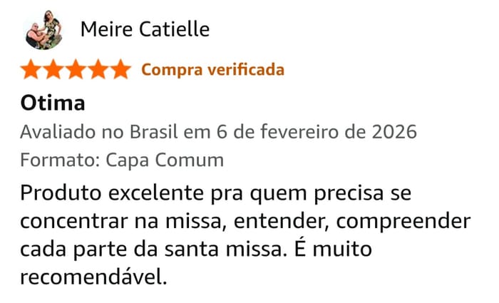 Depoimento de um leitor do Missário