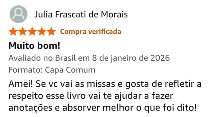 Depoimento de um leitor do Missário