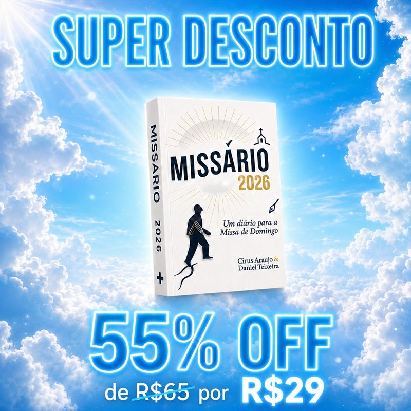 Missário 2026 — super desconto, de R$ 65 por R$ 29