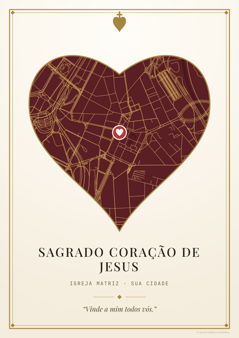 Modelo Sagrado Coração
